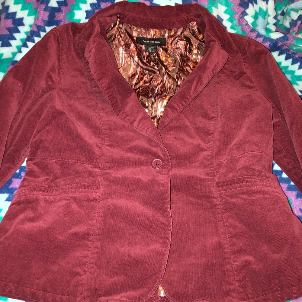 Calvin Klein corduroy blazer